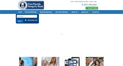 Desktop Screenshot of firstfloridaintegritybank.com